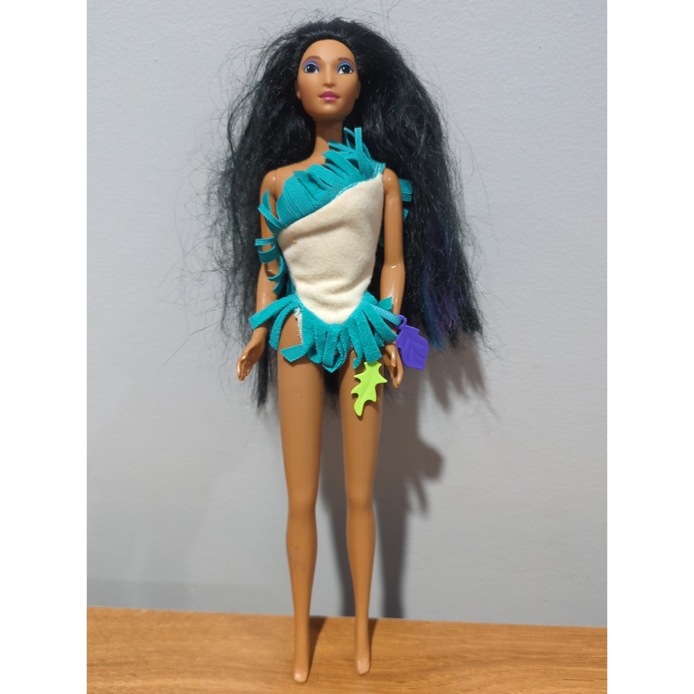 Vintage Disney Pocahontas‎ Doll Outfit Long Hair 12" 1966 Body